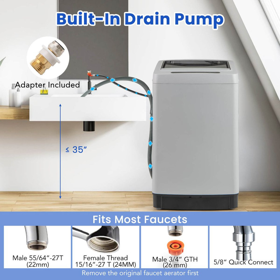 11lbs Portable Automatic Washing Machine  product image