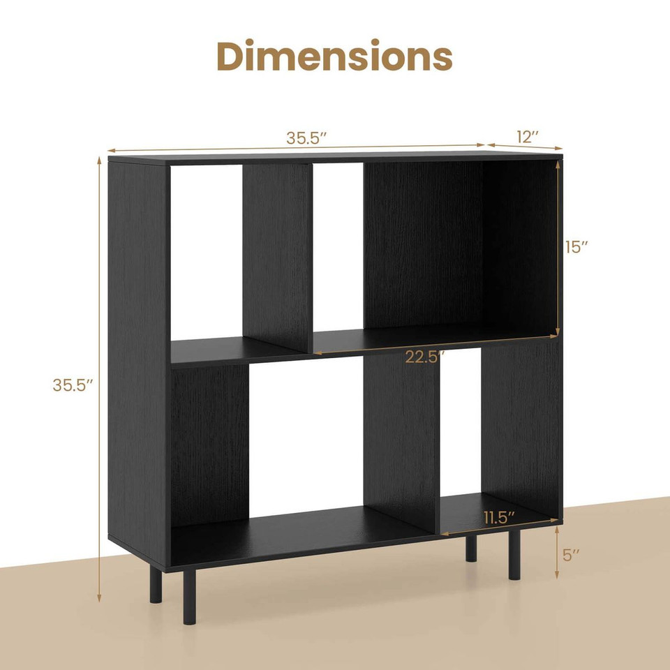 Mid Century Open-Shelf Bookcase  product image