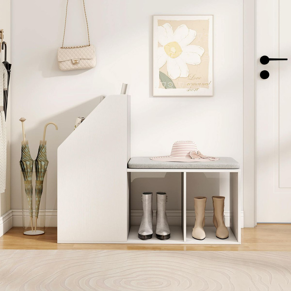 Shoe Storage Bench with Storage Compartments product image