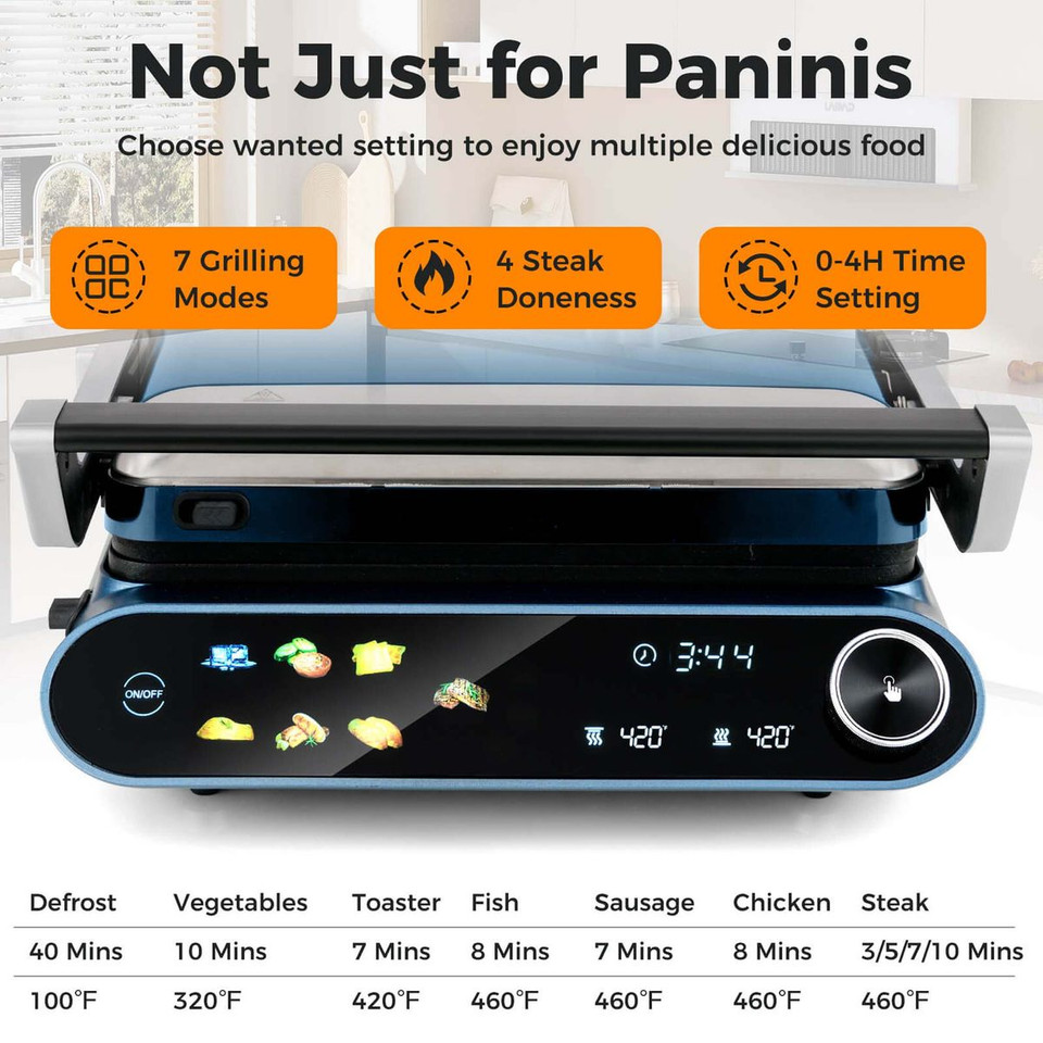 1200W Electric Panini Contact Grill product image