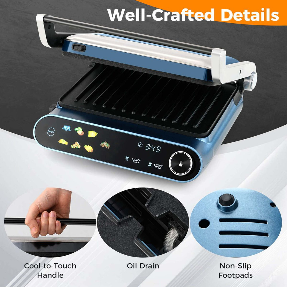 1200W Electric Panini Contact Grill product image