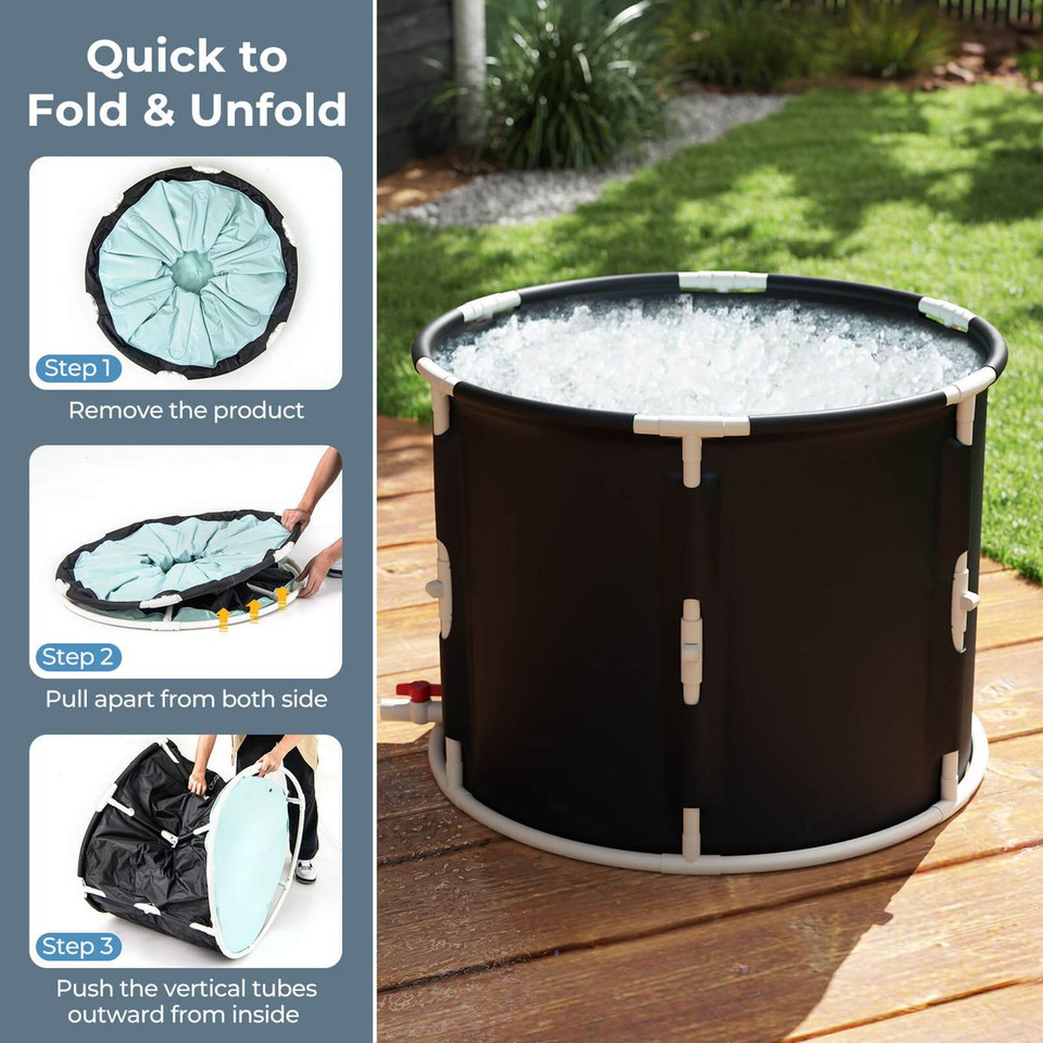 Foldable Ice Bath Tub with Plunge Pool for Recovery product image