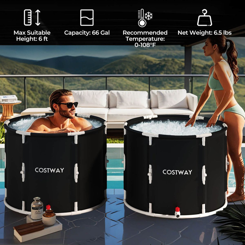 Foldable Ice Bath Tub with Plunge Pool for Recovery product image