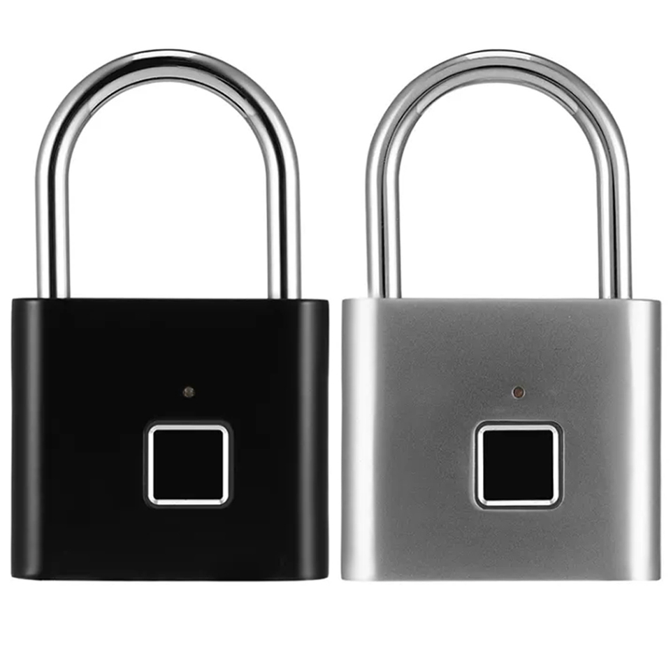 Ultra-Light One-Touch AI Fingerprint Padlock with USB Charging product image