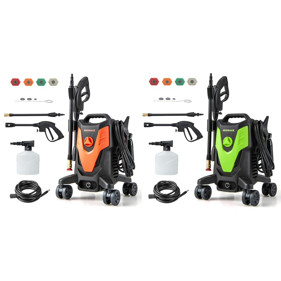 2400-PSI Electric Pressure Washer with 4 Universal Wheels product image