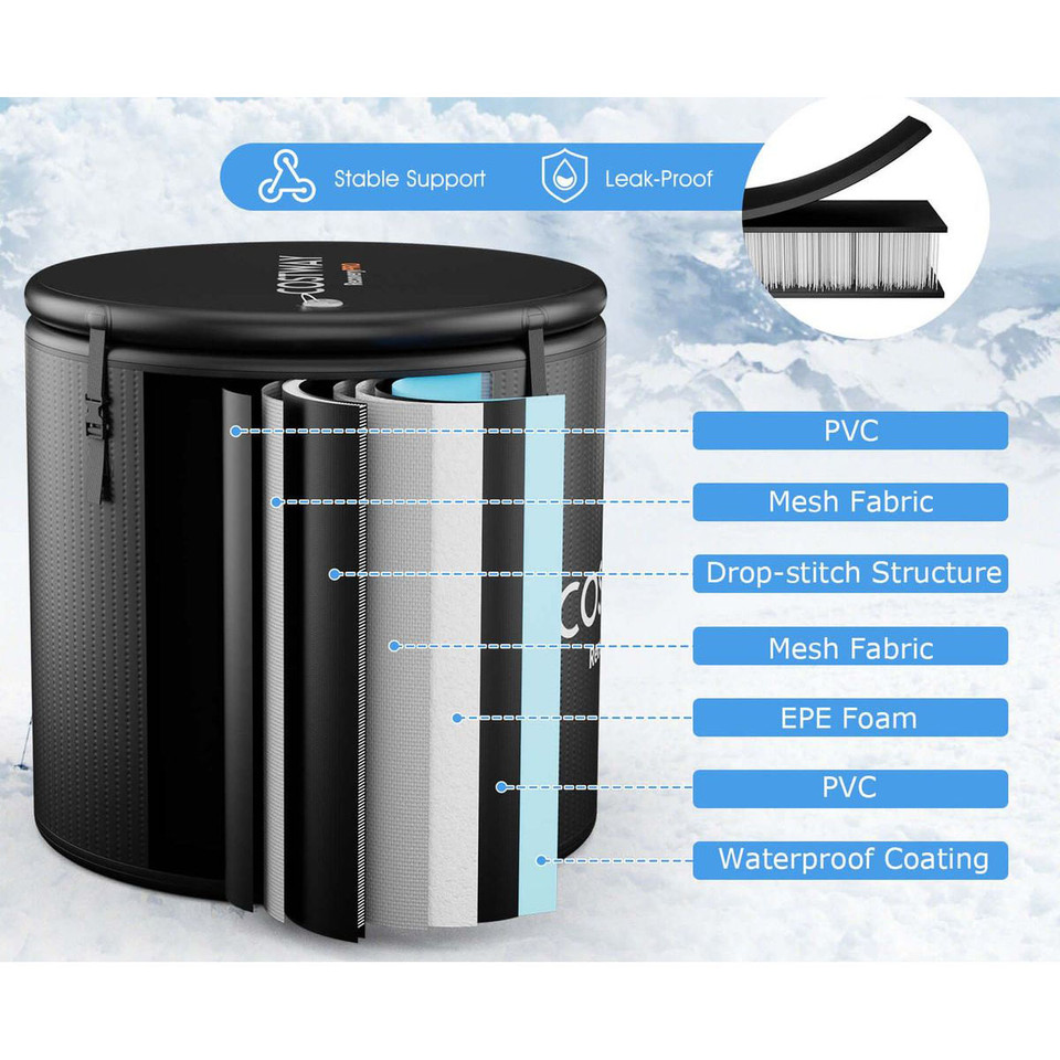 79-Gallon Water Chiller-Compatible Cold Plunge Tub with Cover product image