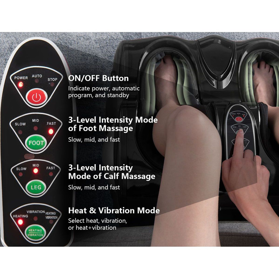 Shiatsu Kneading & Heating Foot/Calf/Leg Massager product image