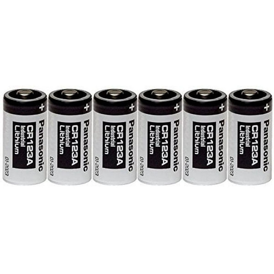 Panasonic CR123A Industrial Lithium Battery, 6 ct. product image