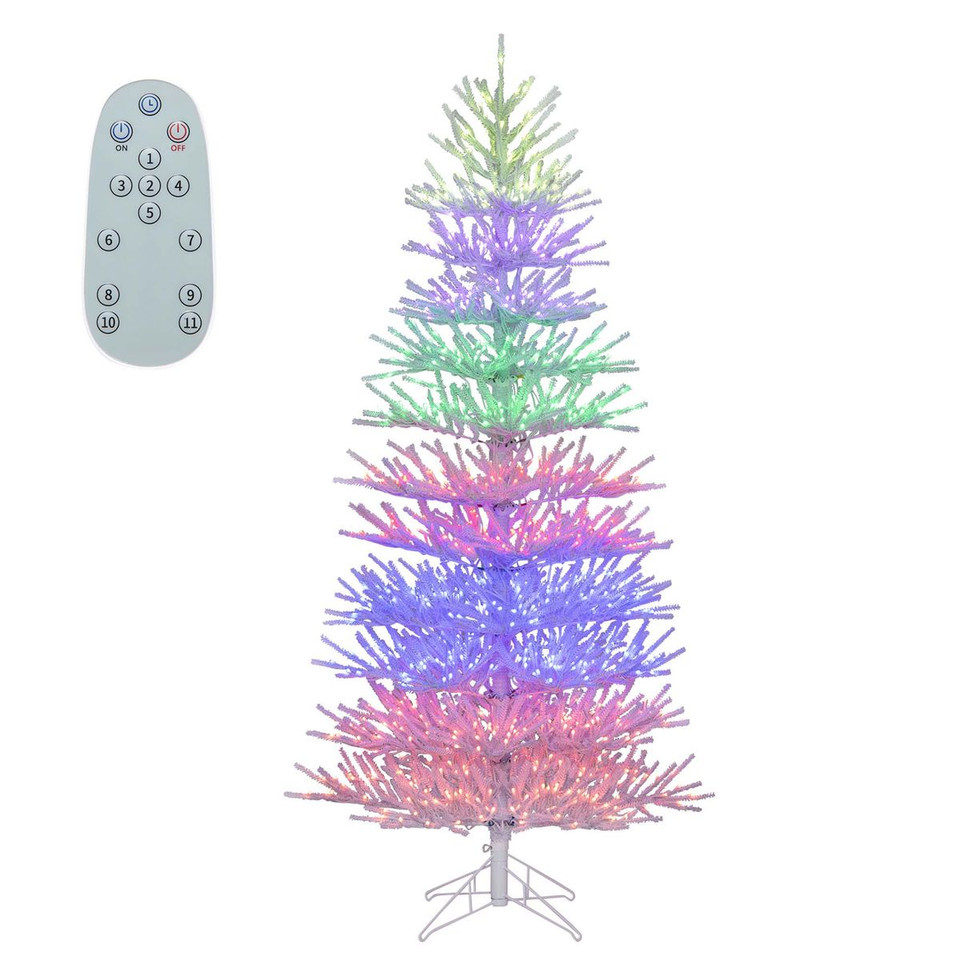 7 ft Artificial Hinged Christmas Tree with 820 Branch Tips product image