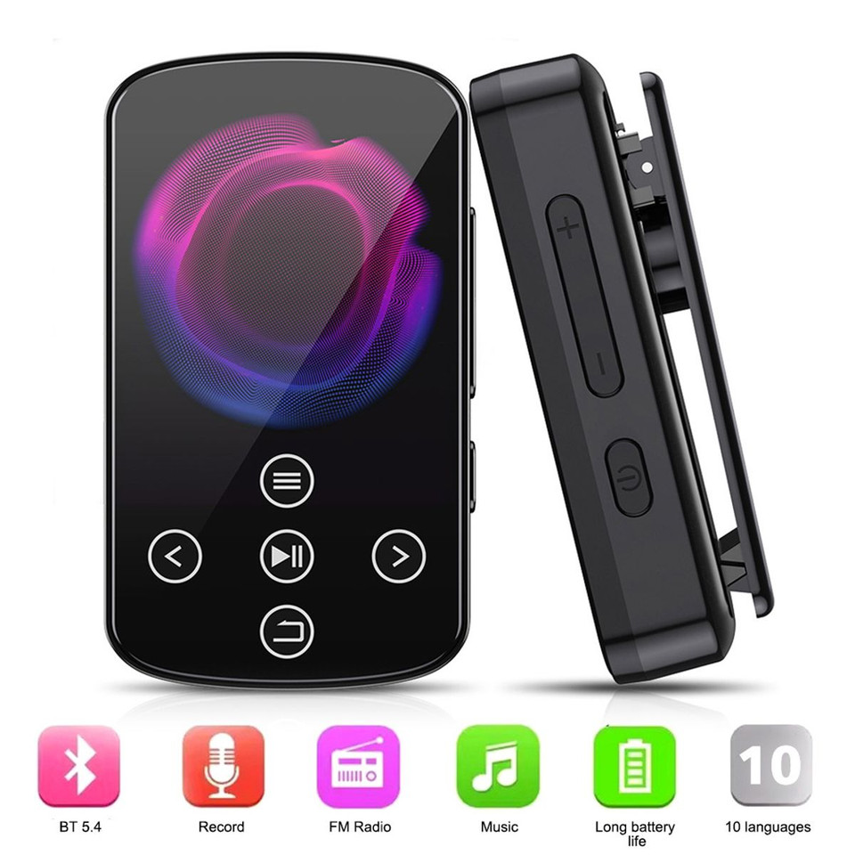 16GB MP3 Player with Bluetooth, Portable Full Touchscreen Music Player with Speakert, MP4 Player with FM Radio,Voice Recording product image