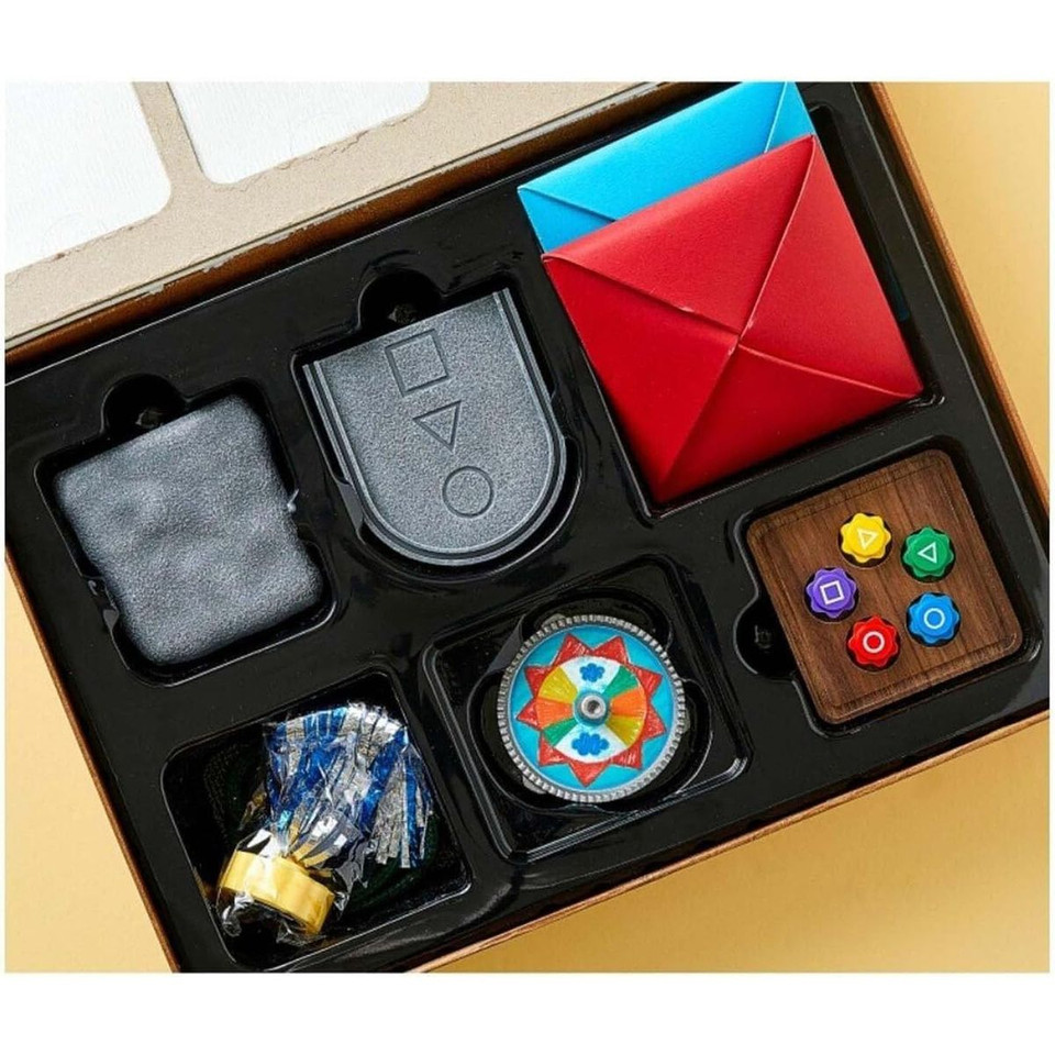 Korean Folk Game Set (Korean Traditional Play Game)- Jebi chagi,Gong-gi,Biseokchigi,Paeng-y,DDAKJI,Family Travel Games product image