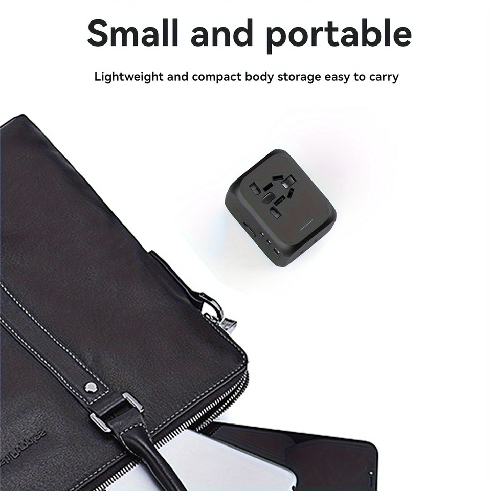 Universal Power Travel Plug Adapter - Foldable (1 or 2-Pack) product image