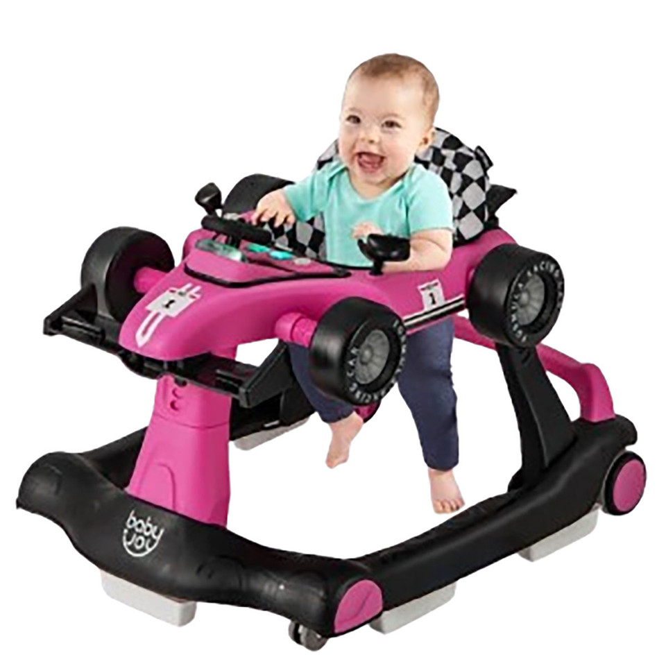 4-in-1 Foldable Activity Car Baby Walker with Adjustable Height & Speed product image