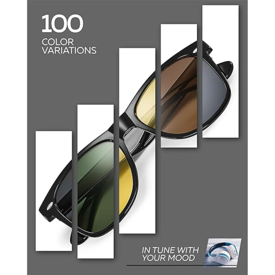 Unisex Vintage Design Polarized Sunglasses with UV400 Protection product image