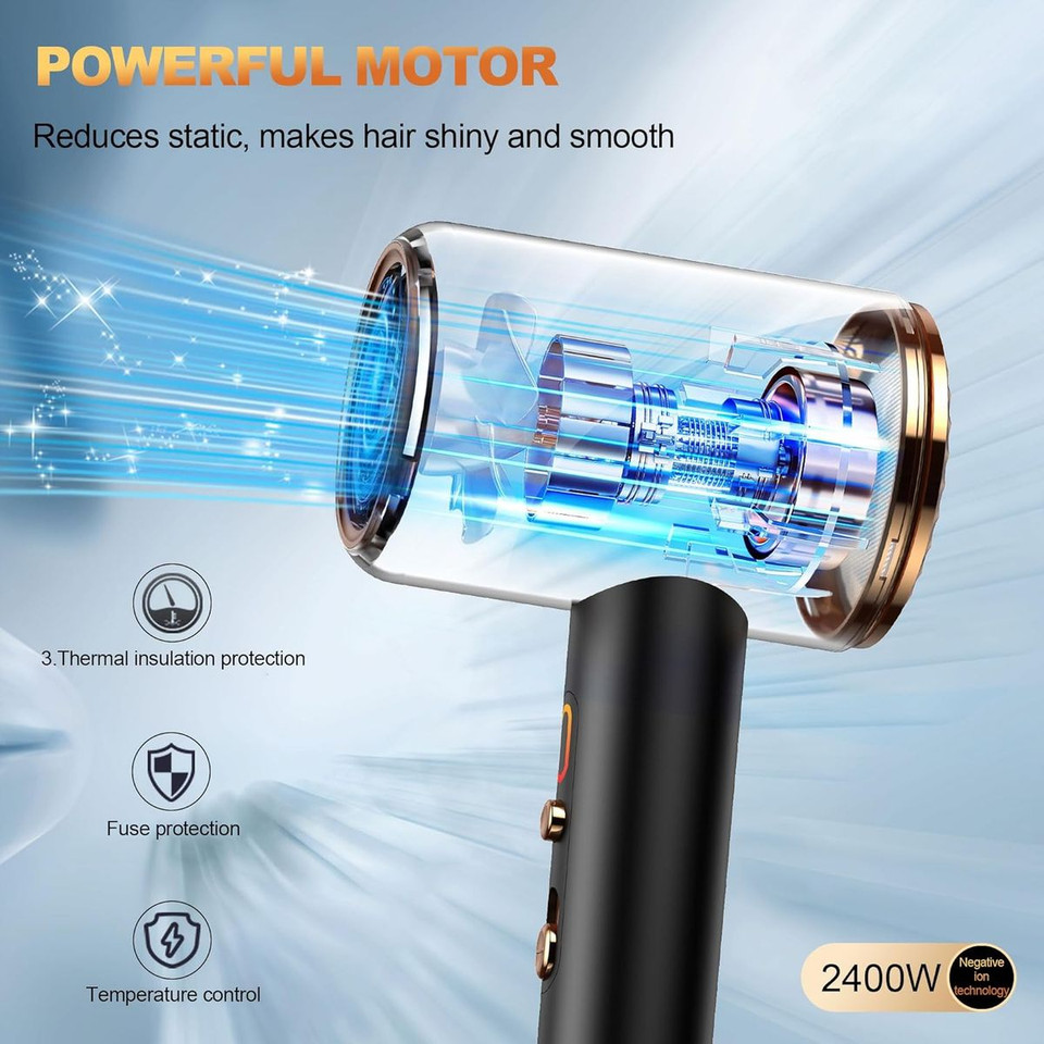 Ionic Blow Dryer with Dual Attachments product image