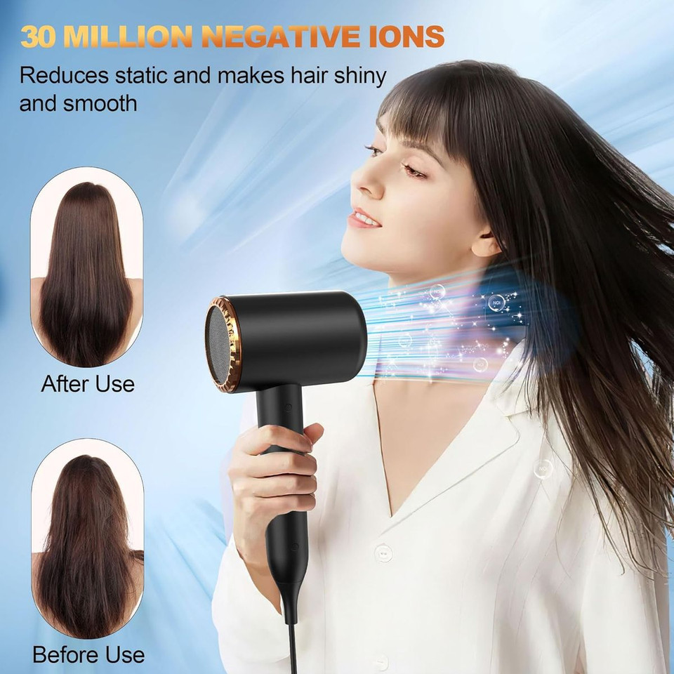 Ionic Blow Dryer with Dual Attachments product image