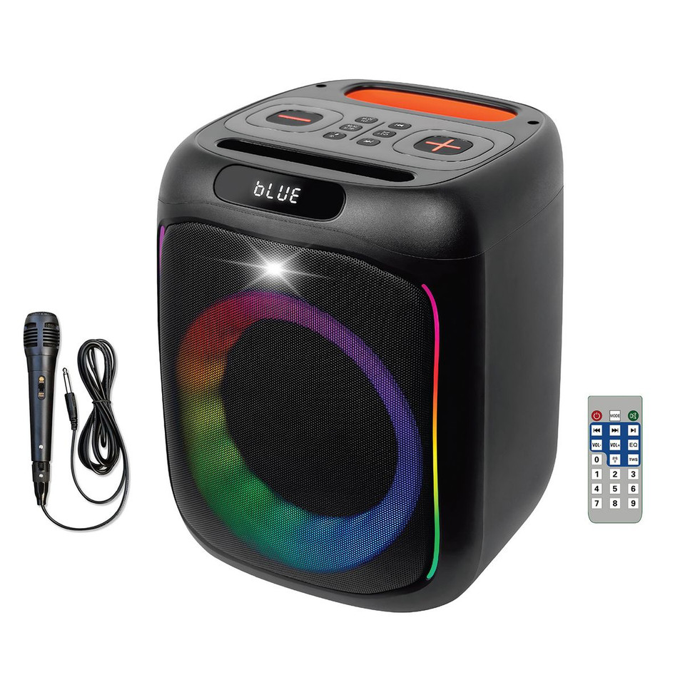 Boytone BT-63K Bluetooth Karaoke Machine Speaker System with 8” Subwoofer product image