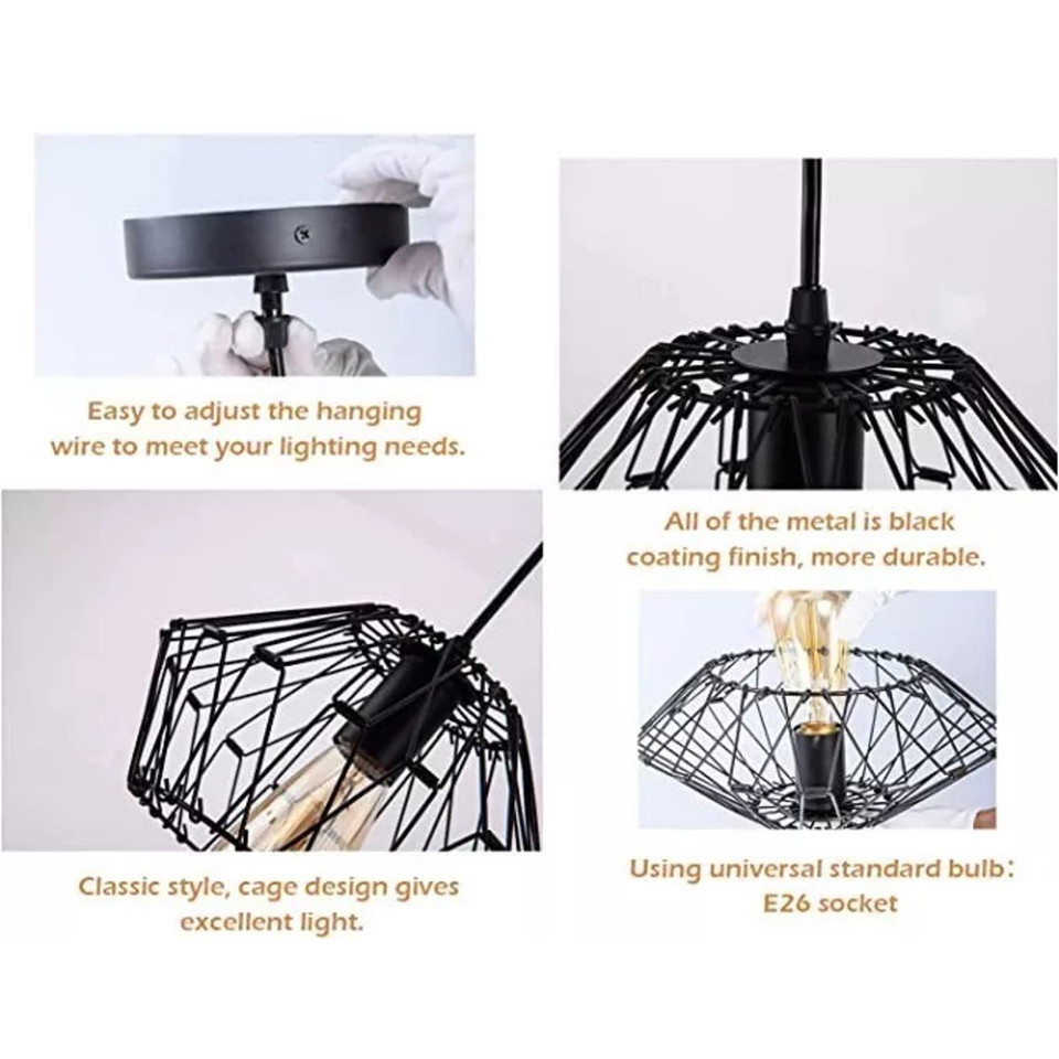 Industrial Retro Cage Chandelier product image