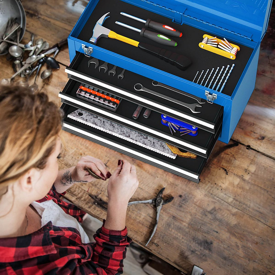 Portable 3-Drawer Tool Storage Box product image