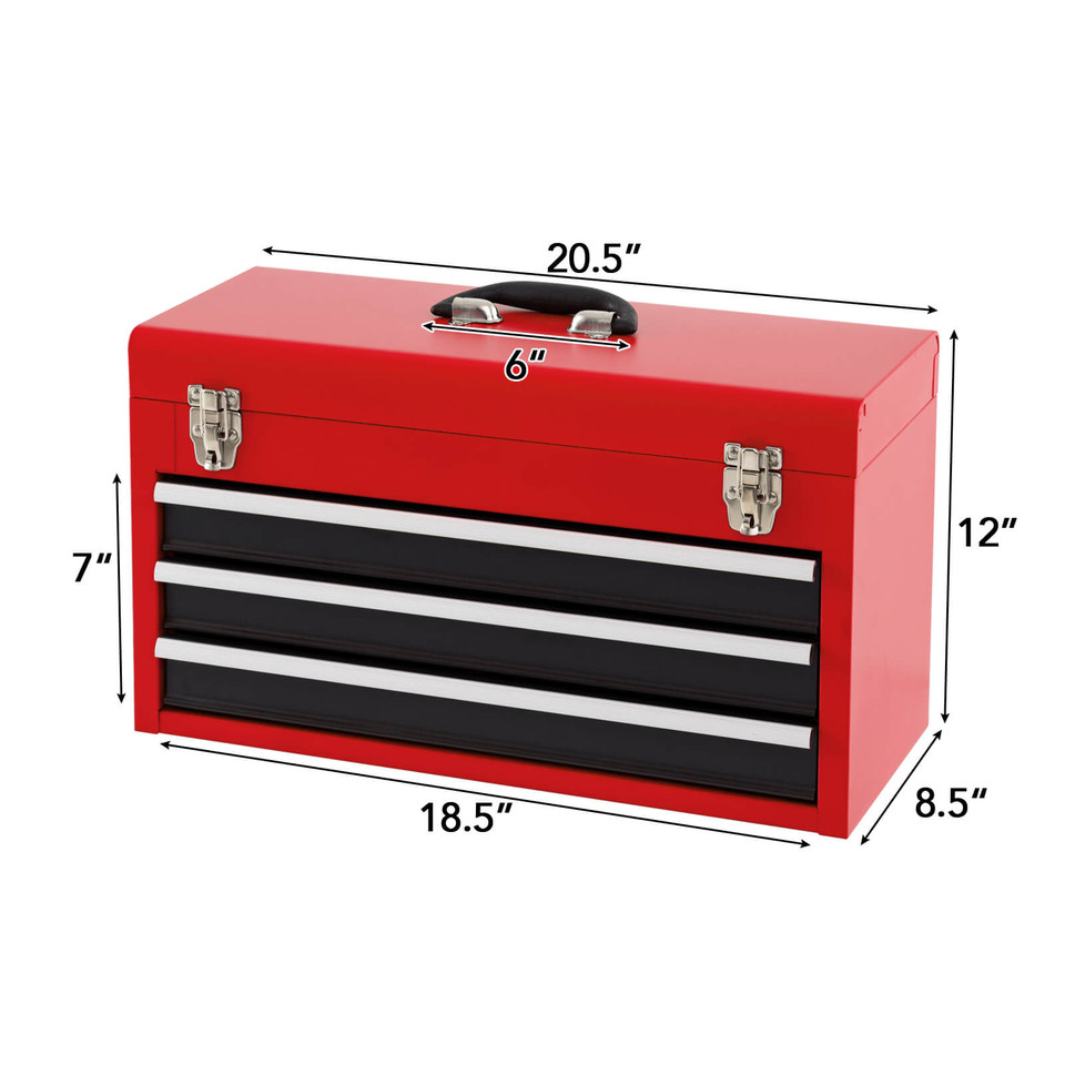 Portable 3-Drawer Tool Storage Box product image