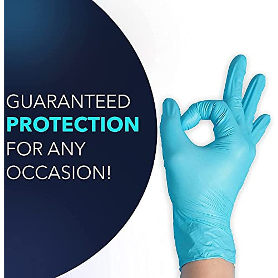 Powder-Free Nitrile Disposable Gloves (100-Pack) product image