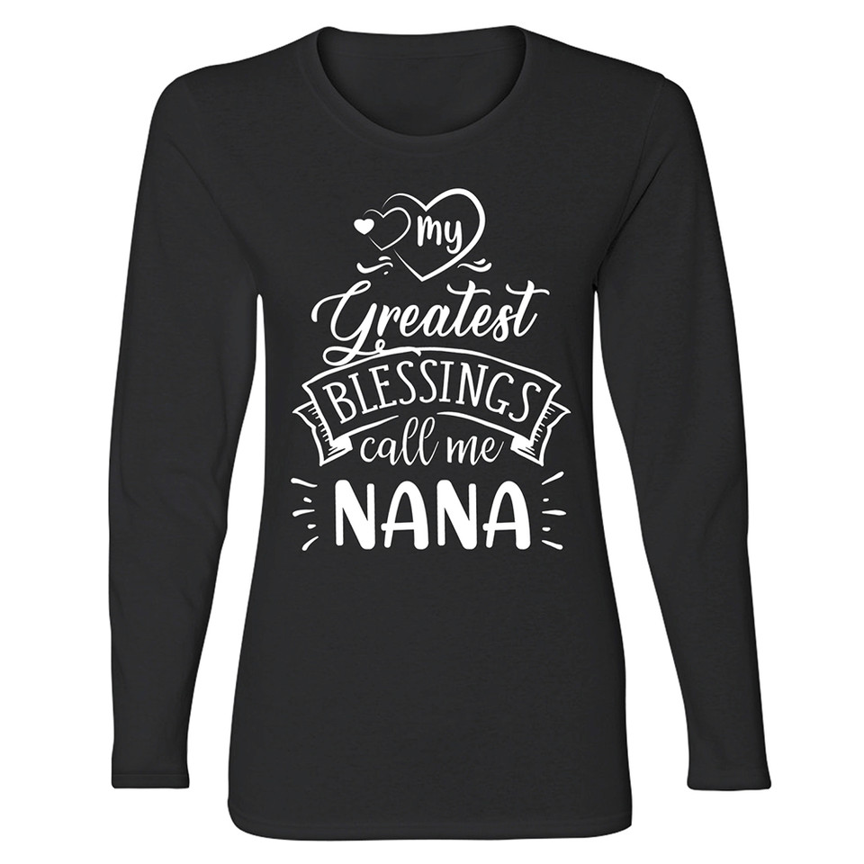 Greatest Blessings Mother's Day Long Sleeve Shirt product image