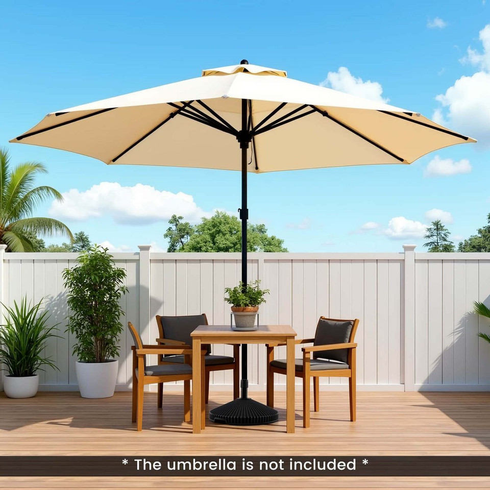 Fillable Umbrella Base with Plastic Ring and Adapters product image