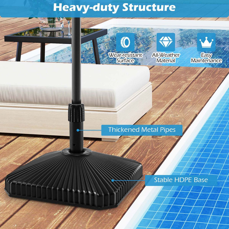 22" Square Umbrella Base with Refillable Reservoir  product image