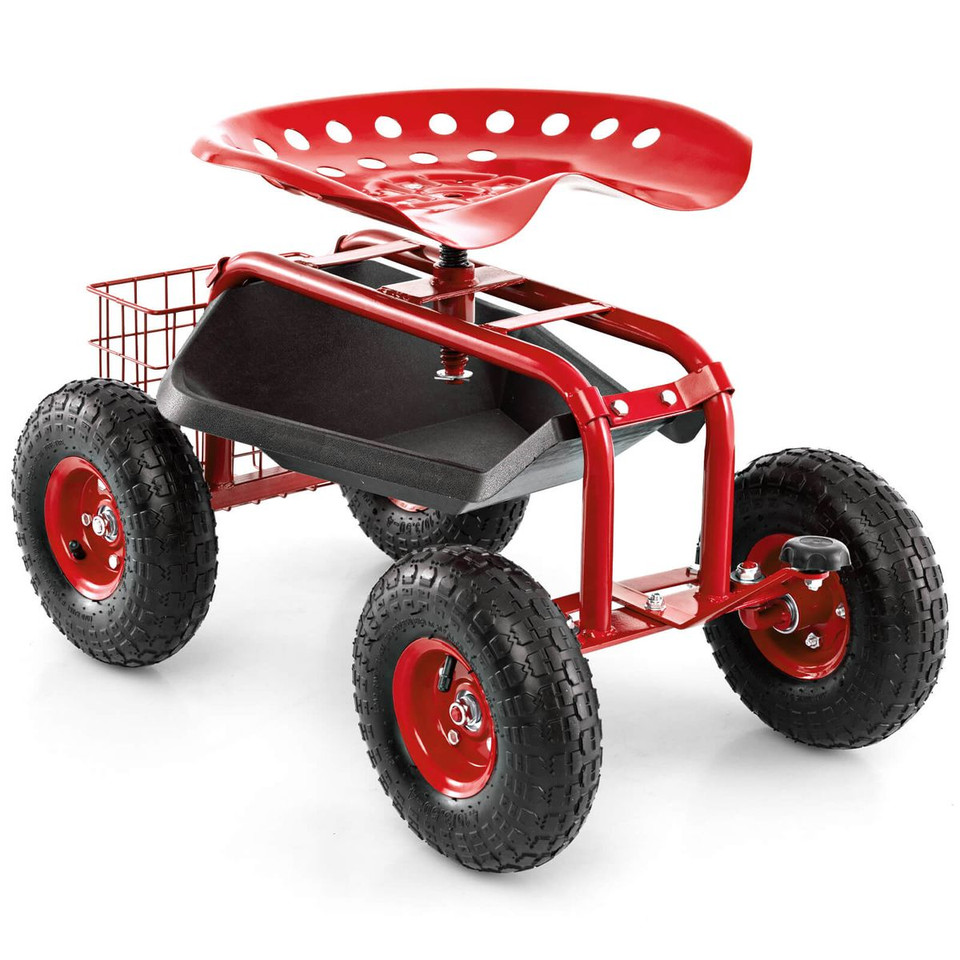 Garden Cart with Tool Tray Basket  product image