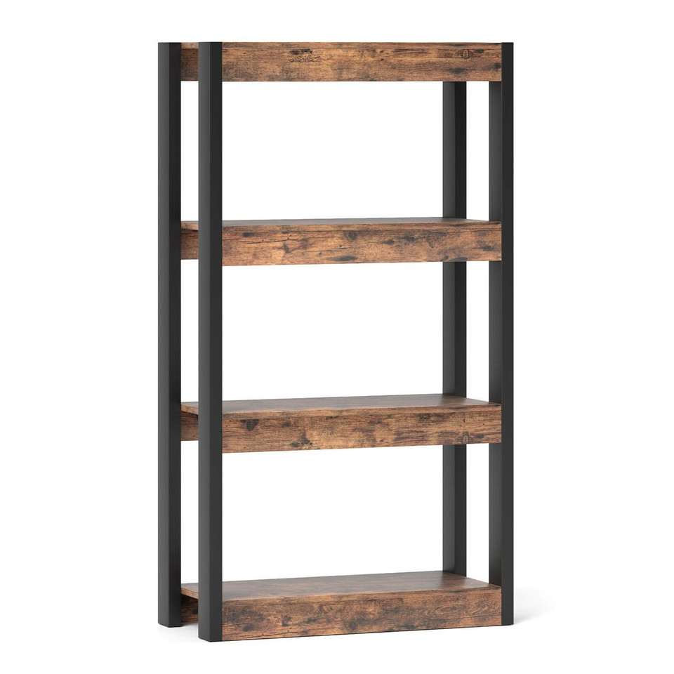 4-Tier Wooden Bookcase (1 or 2-Pack) product image