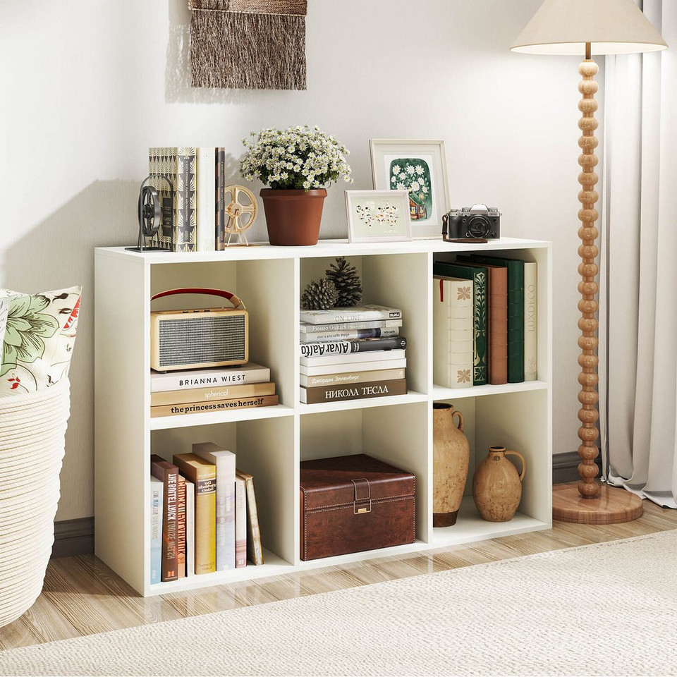 3-Tier 6-Cube Bookcase Storage Organizer  product image