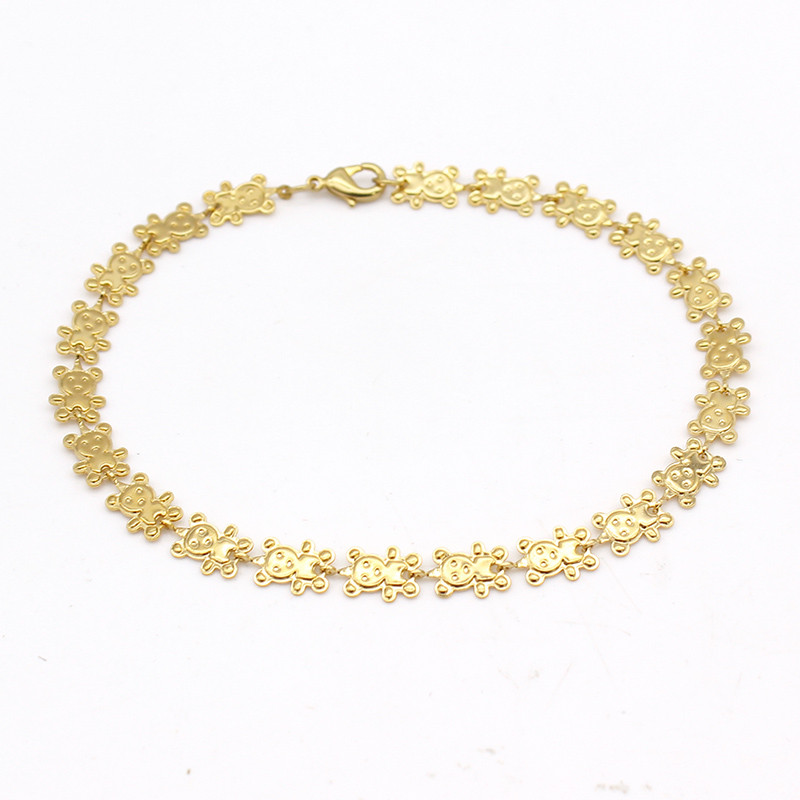 18K Yellow Gold High-Polish Ankle Bracelet product image