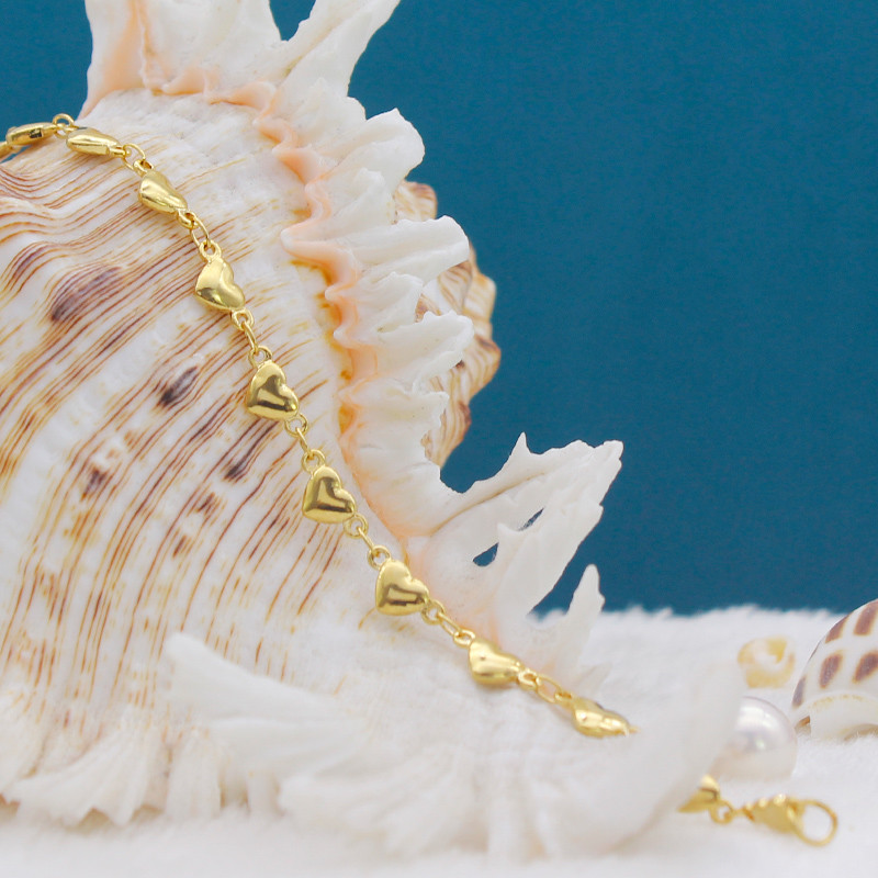 18K Yellow Gold High-Polish Ankle Bracelet product image