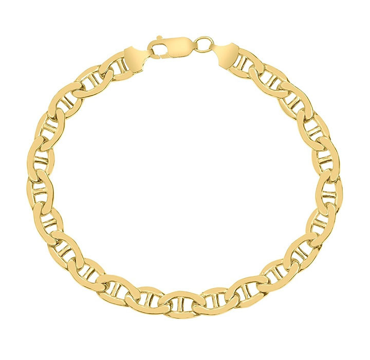 Gold Plated Cuban, Mariner, Figaro, or Rope Bracelet product image