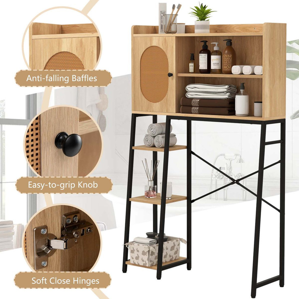 Over-The-Toilet Mid-Century Storage Cabinet  product image