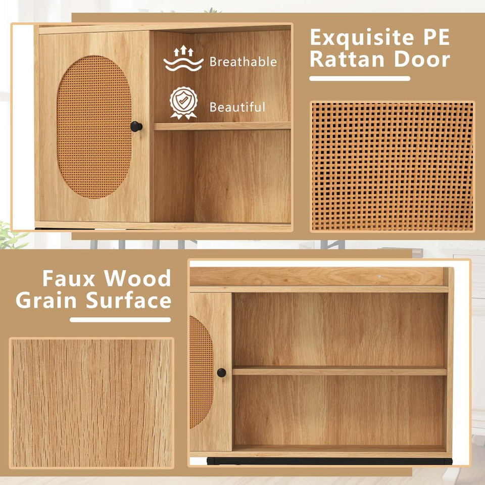 Over-The-Toilet Mid-Century Storage Cabinet  product image