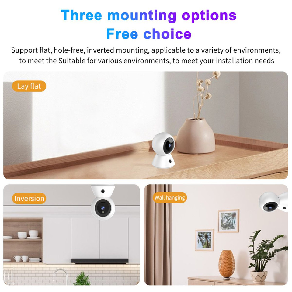 1080P HD Indoor Security Camera,Baby Monitor with Night Vision,Security Home Dog Pet Monitor,AI Motion Detection With 32G TF Card product image