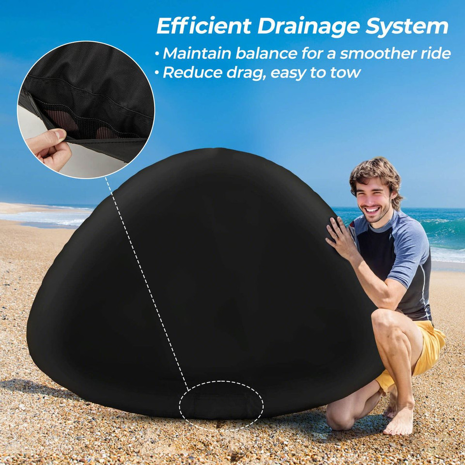 Towable Tube with Quick Connector & Drainage System for Boating product image