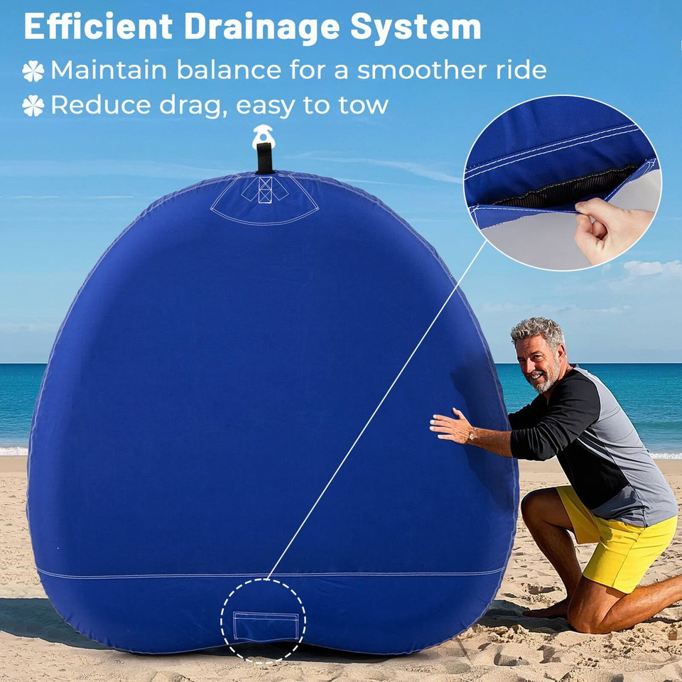 Towable Tube with Quick Connector & Drainage System for Boating product image