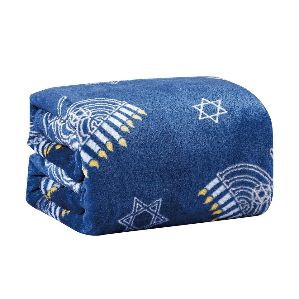 50 x 60-Inch Microplush Holiday Throw Blanket product image