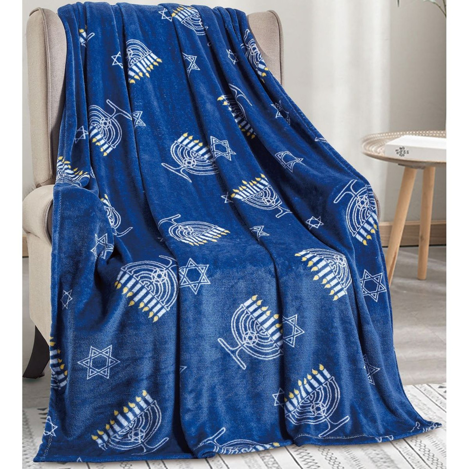 50 x 60-Inch Microplush Holiday Throw Blanket product image