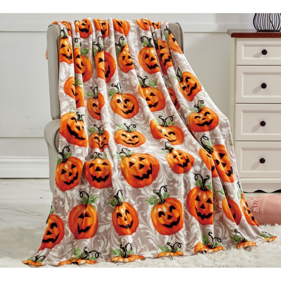 Noble House Microplush Halloween Throw Blanket product image