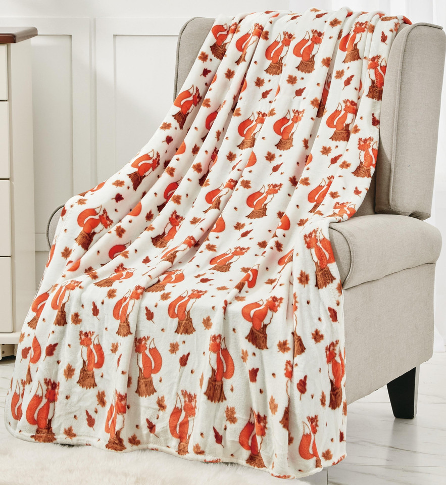 Noble House Microplush Halloween Throw Blanket product image