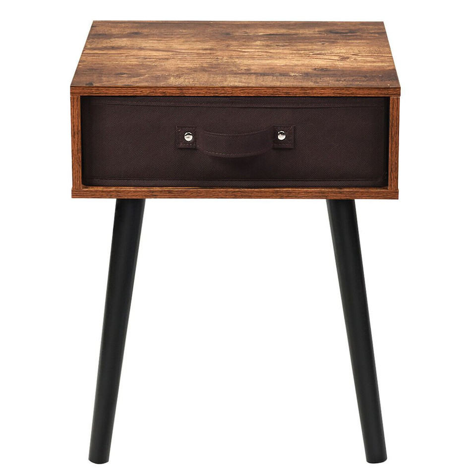Mid-Century Bedside Tables with Drawers (Set of 2) product image