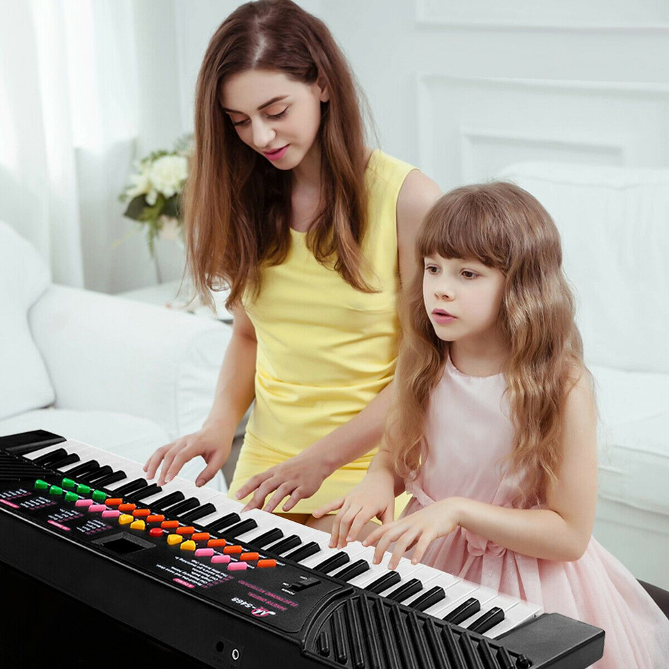 54-Key Electronic Music Keyboard and Mic for Kids product image