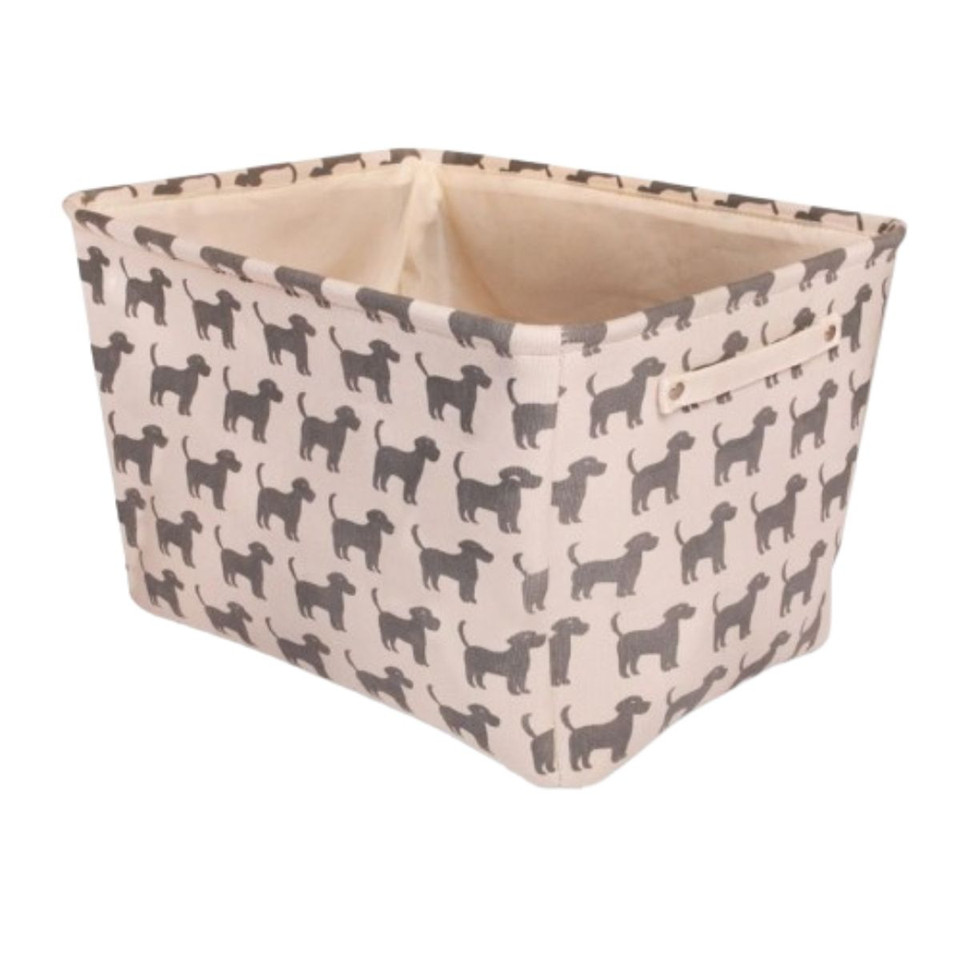 Canvas Storage Basket Organizer with Handles product image