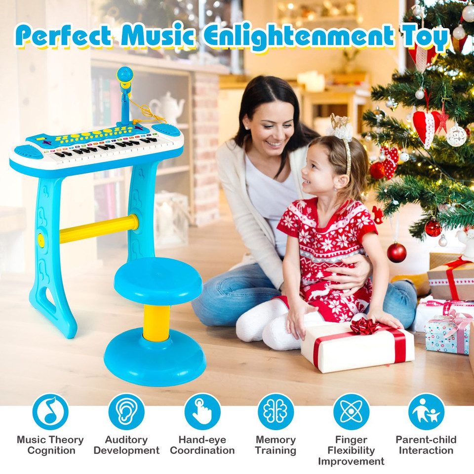 31-Key Piano Keyboard with Microphone for Kids product image