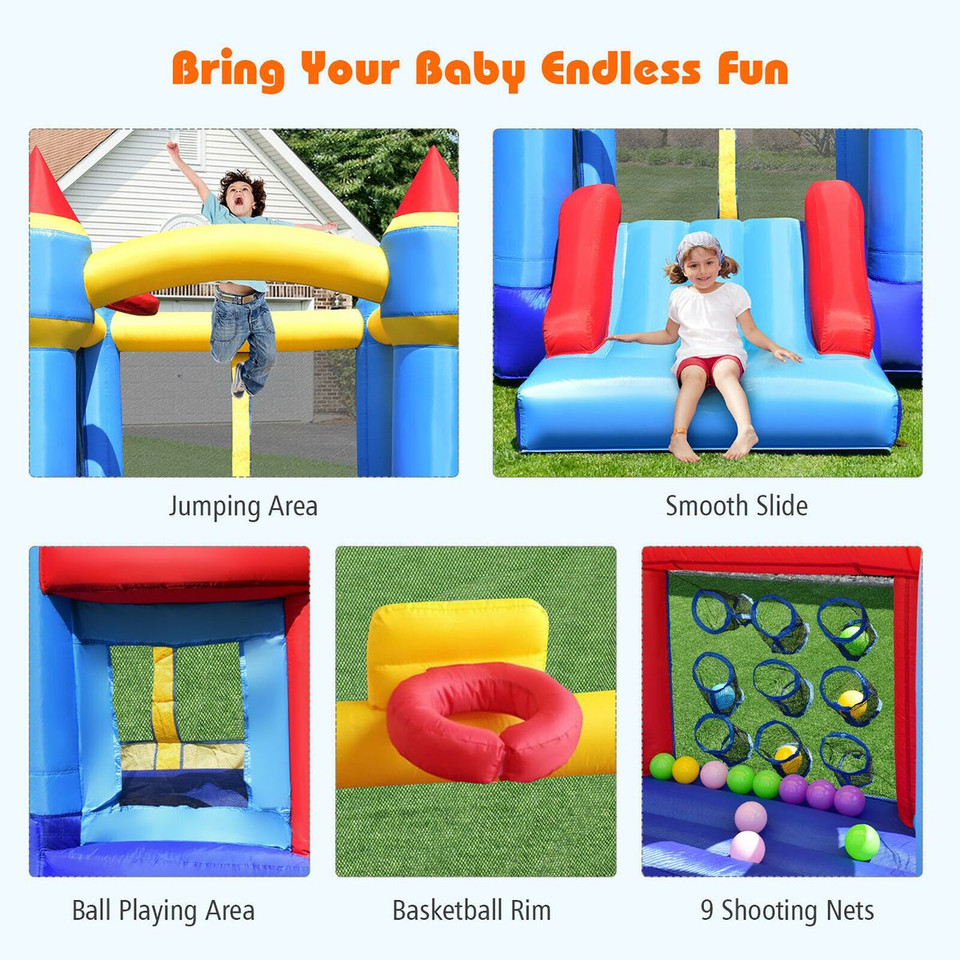 Castle Inflatable Bounce House  with Basketball Nets  product image