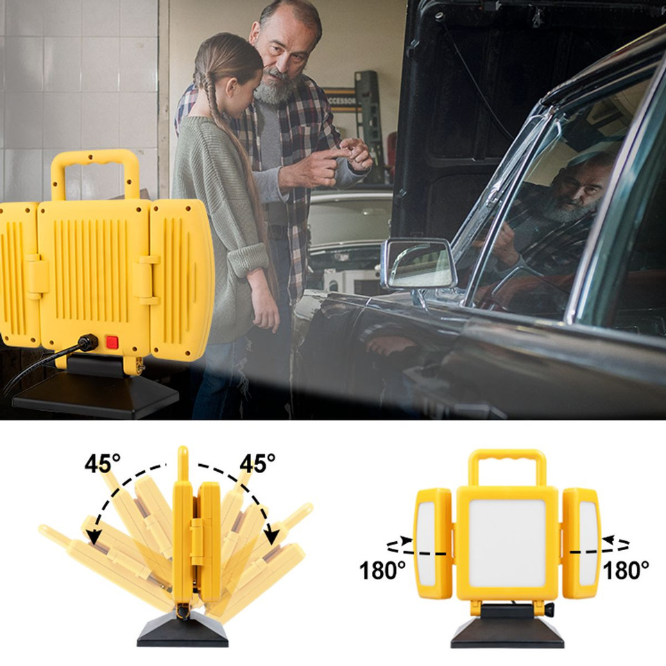 Brightliving 2-in-1 Foldable Led Work Light With Tripod product image
