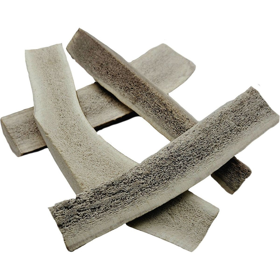 8-9" X-Large Split Naturally Shed Elk Antler Dog Treats product image